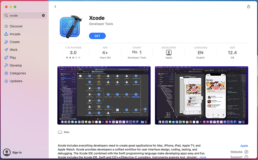 App Store - XCode